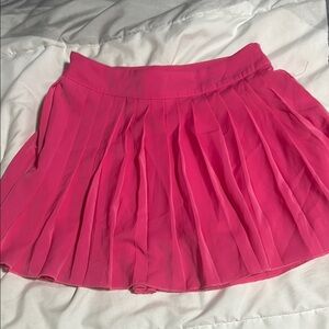 SHEIN Pink Skater Mini Skirt